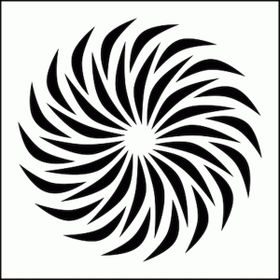 Artikel Spiral 2 Stencil Boyama Şablonu 30x30 cm Duvar Stencil