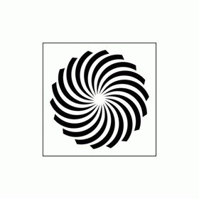 Artikel Spiral Stencil Boyama Şablonu 30x30 cm Duvar Stencil