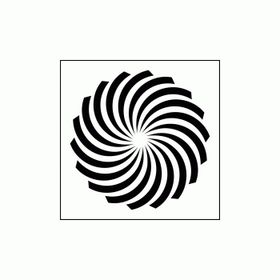 Artikel Spiral Stencil Boyama Şablonu 30x30 cm Duvar Stencil