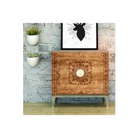 Artikel ST-004 Mandala 2 Stencil Tasarımı 30x30 cm Kanvas Tablo