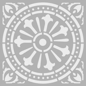 Artikel ST-007 Karo 3 Stencil Tasarımı 30x30 cm Kanvas Tablo