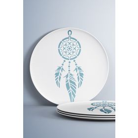 Artikel ST-012 Düş Kapanı Stencil Tasarımı 30x30 cm Kanvas Tablo