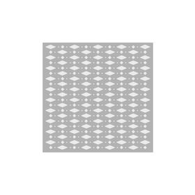 Artikel ST-031 Desen 2 Stencil Tasarımı 30x30 cm Kanvas Tablo