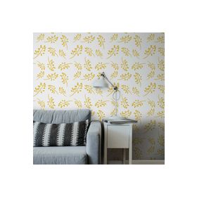 Artikel ST-039 Çiçekler 3 Stencil Tasarımı 30x30 cm Kanvas Tablo