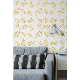 Artikel ST-039 Çiçekler 3 Stencil Tasarımı 30x30 cm Kanvas Tablo