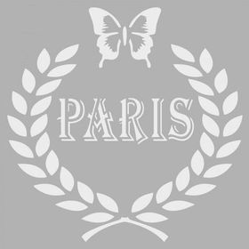 Artikel ST-047 Paris Stencil Tasarımı 30x30 cm Kanvas Tablo