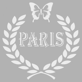 Artikel ST-047 Paris Stencil Tasarımı 30x30 cm Kanvas Tablo