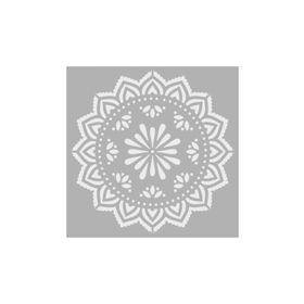 Artikel ST-074 Dantel Stencil Tasarımı 30x30 cm Kanvas Tablo