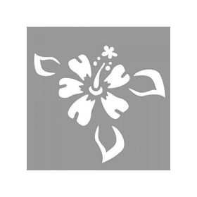 Artikel ST-1000 Hibiscus Bowie Stencil Tasarımı 30x30 cm Kanvas Tablo