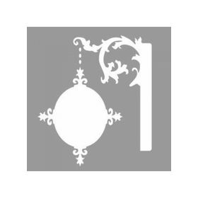Artikel ST-1010 Desenli Tabela Stencil Tasarımı 30x30 cm Kanvas Tablo