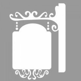 Artikel ST-1011 Desenli Tabela 2 Stencil Tasarımı 30x30 cm Kanvas Tablo