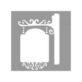 Artikel ST-1011 Desenli Tabela 2 Stencil Tasarımı 30x30 cm Kanvas Tablo