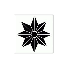 Artikel ST-1025 Yıldız Kar Tanesi Motifi Stencil Tasarımı 30x30 cm Kanvas Tablo
