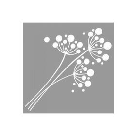 Artikel ST-1050 Bebek Nefesi Stencil Tasarımı 30x30 cm Kanvas Tablo