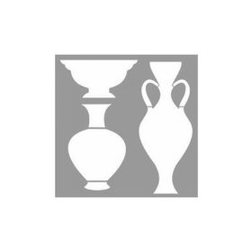Artikel ST-1060 Antik Vazo 2 Stencil Tasarımı 30x30 cm Kanvas Tablo