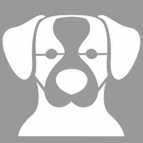 Artikel ST-1104 Av Köpeği Stencil Tasarımı 30x30 cm Kanvas Tablo