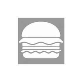 Artikel ST-1110 Yengeç Burger Stencil Tasarımı 30x30 cm Kanvas Tablo