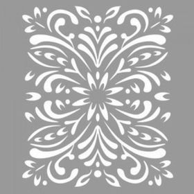 Artikel ST-1117 Floral Karmaşık Desen Stencil Tasarımı 30x30 cm Kanvas Tablo