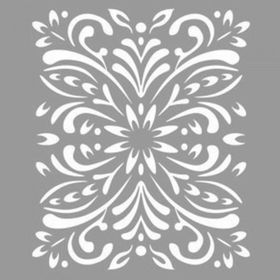 Artikel ST-1117 Floral Karmaşık Desen Stencil Tasarımı 30x30 cm Kanvas Tablo