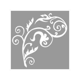 Artikel ST-1124 Damask Ağaç Dalı Desen Stencil Tasarımı 30x30 cm Kanvas Tablo