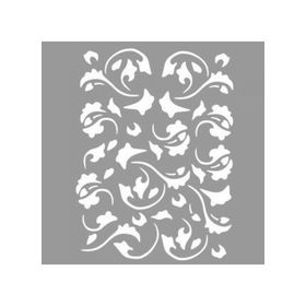 Artikel ST-1154 Etnik Karışık Desen Stencil Tasarımı 30x30 cm Kanvas Tablo
