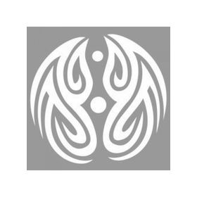 Artikel ST-1166 Tribal Alev Motif Stencil Tasarımı 30x30 cm Kanvas Tablo