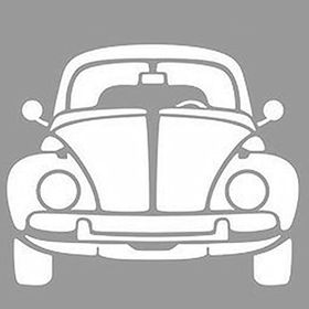 Artikel ST-1179 Önden Beetle Stencil Tasarımı 30x30 cm Kanvas Tablo