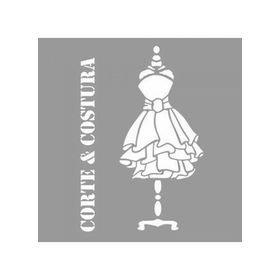 Artikel ST-1185 Costura Stencil Tasarımı 30x30 cm Kanvas Tablo