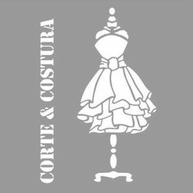 Artikel ST-1185 Costura Stencil Tasarımı 30x30 cm Kanvas Tablo