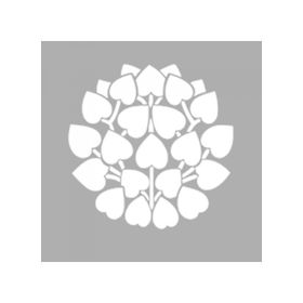 Artikel ST-1228 Kalpli Daire Motif Stencil Tasarımı 30x30 cm Kanvas Tablo