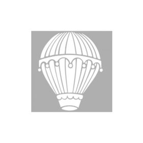 Artikel ST-1241 Çıngıraklı Balon Stencil Tasarımı 30x30 cm Kanvas Tablo
