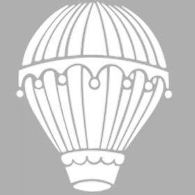 Artikel ST-1241 Çıngıraklı Balon Stencil Tasarımı 30x30 cm Kanvas Tablo
