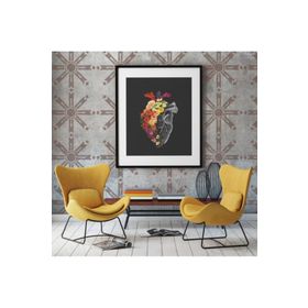 Artikel ST-126 Fayans Desen 2 Stencil Tasarımı 30x30 cm Kanvas Tablo