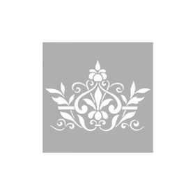 Artikel ST-1294 Tulip Çiçek Motif 2 Stencil Tasarımı 30x30 cm Kanvas Tablo