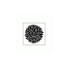 Artikel ST-1294 Tulip Çiçek Motif 2 Stencil Tasarımı 30x30 cm Kanvas Tablo
