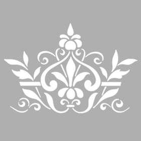 Artikel ST-1294 Tulip Çiçek Motif 2 Stencil Tasarımı 30x30 cm Kanvas Tablo