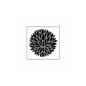 Artikel ST-1294 Tulip Çiçek Motif 2 Stencil Tasarımı 30x30 cm Kanvas Tablo