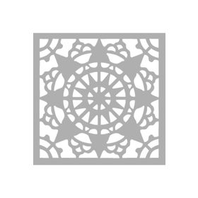 Artikel ST-1305 Connie Karo Motif Stencil Tasarımı 30x30 cm Kanvas Tablo
