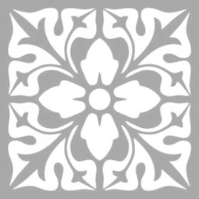 Artikel ST-1316 Chantelle Karo Stencil Tasarımı 30x30 cm Kanvas Tablo
