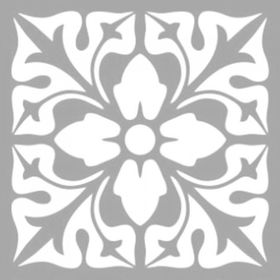 Artikel ST-1316 Chantelle Karo Stencil Tasarımı 30x30 cm Kanvas Tablo