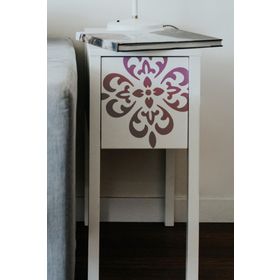 Artikel ST-1322 Tara Karo Stencil Tasarımı 30x30 cm Kanvas Tablo