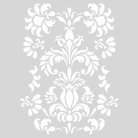 Artikel ST-1335 Anais Çiçek Motif Stencil Tasarımı 30x30 cm Kanvas Tablo