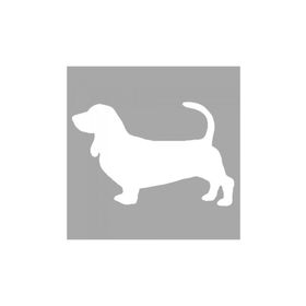 Artikel ST-1352 Sosis Köpek Stencil Tasarımı 30x30 cm Kanvas Tablo