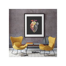 Artikel ST-136 Geometrik Desen 7 Stencil Tasarımı 30x30 cm Kanvas Tablo