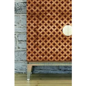 Artikel ST-137 Geometrik Desen 8 Stencil Tasarımı 30x30 cm Kanvas Tablo
