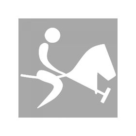 Artikel ST-1382 İkon Polo Spor Stencil Tasarımı 30x30 cm Kanvas Tablo