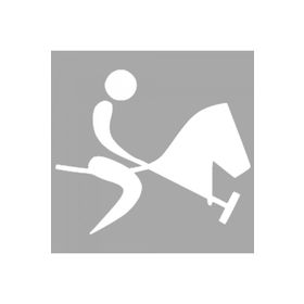 Artikel ST-1382 İkon Polo Spor Stencil Tasarımı 30x30 cm Kanvas Tablo