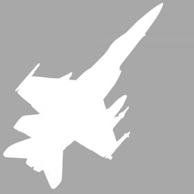 Artikel ST-1391 İkon Jet Stencil Tasarımı 30x30 cm Kanvas Tablo