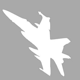 Artikel ST-1392 İkon Jet 2 Stencil Tasarımı 30x30 cm Kanvas Tablo