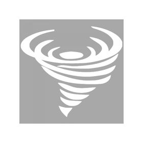 Artikel ST-1414 İkon Tornado Stencil Tasarımı 30x30 cm Kanvas Tablo